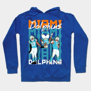 Tua tagovailoa x tyreek hill x jaylen waddle waddle - miami dolphins Hoodie